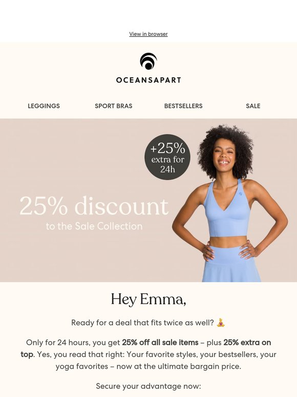 🔥 Flash Deal: 25% off Sale + 25% extra – only 24h!