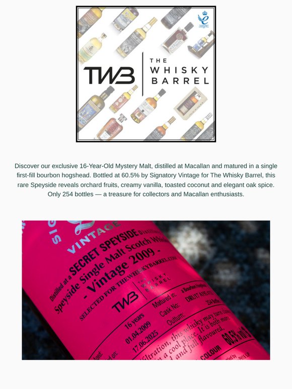 Exclusive 16-Year-Old [M]acallan Single Cask for TWB  🔥