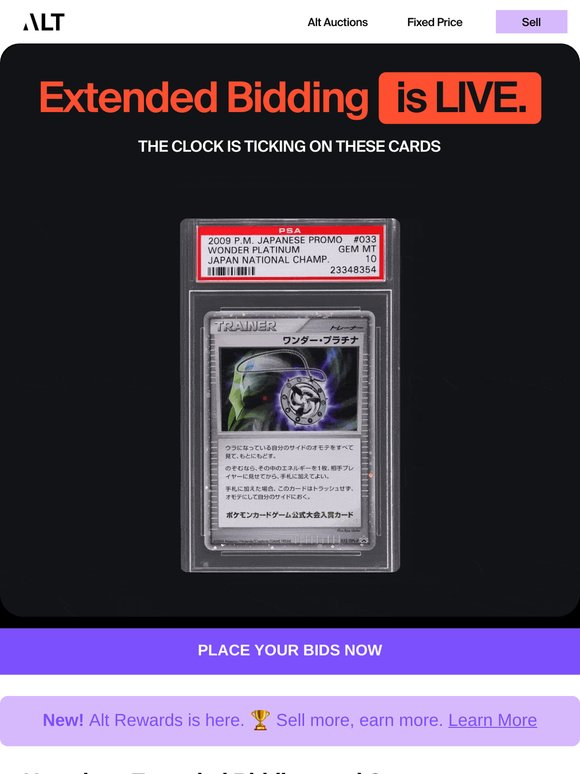 Extended bidding is LIVE❗️