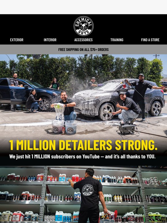 We Hit 1 Million on YouTube — Thanks to YOU!