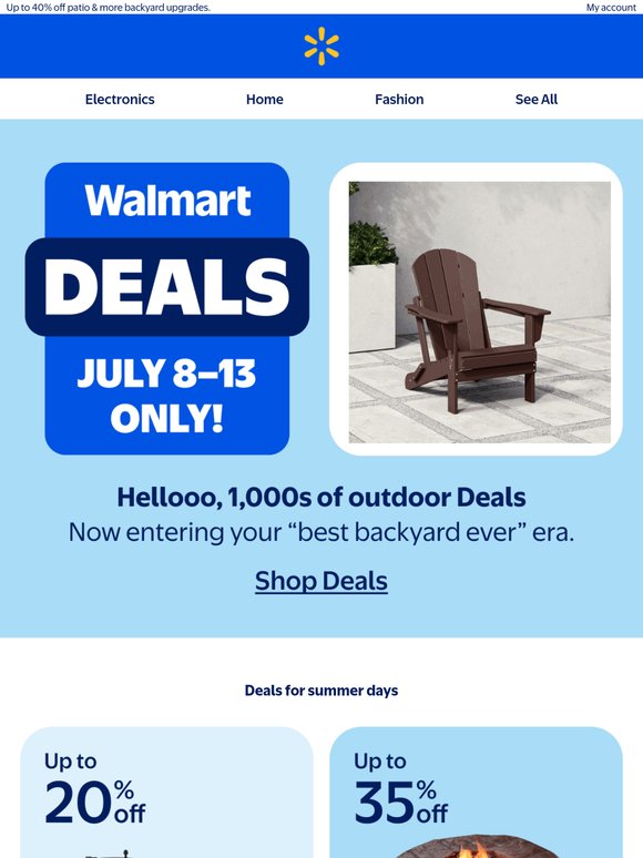 AMAZING outdoor Deals are on the table! 🪑