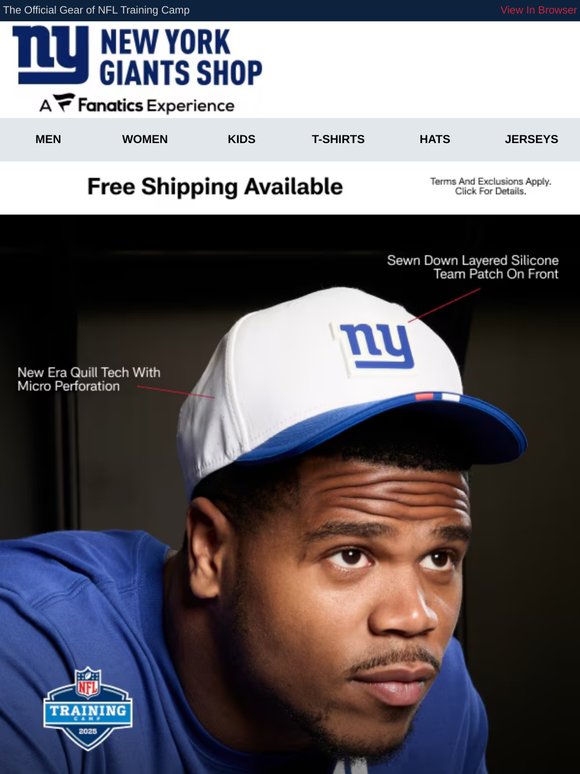Discover The Training Camp Collection w/ Free Shipping