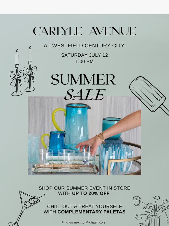 Summer Sale + Free Paletas This Saturday! 🍦🌞