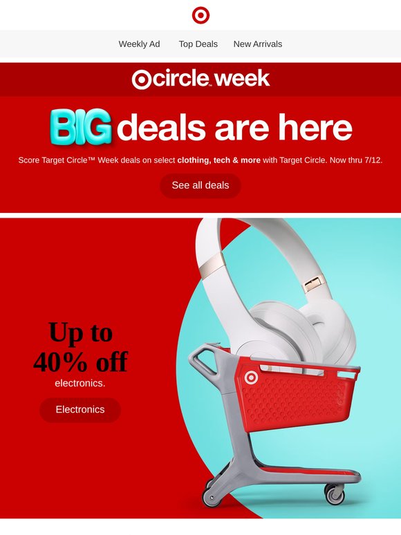 H-U-G-E electronics deals during Target Circle Week ✨