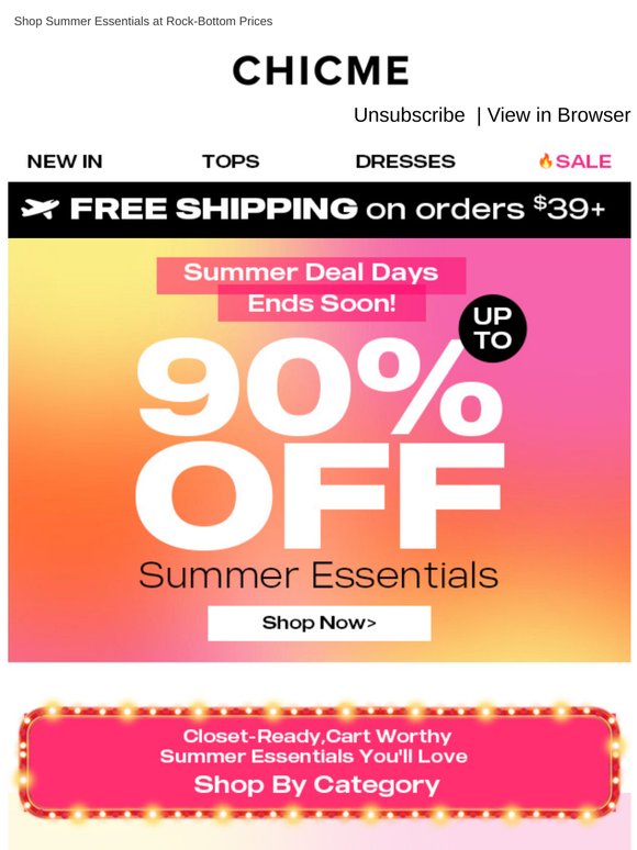 Summer Deal Days Are Here!