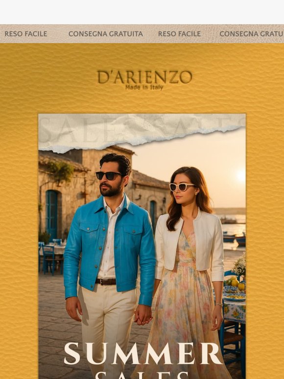 I saldi D'Arienzo stanno conquistando tutti