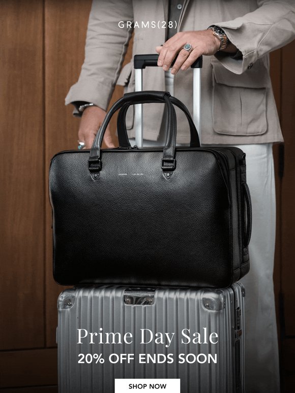 Last chance to save 20%