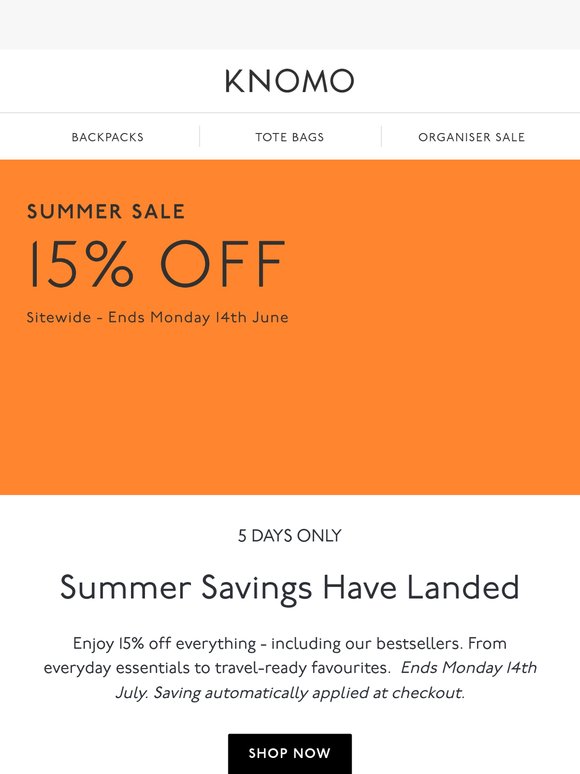 SUMMER SALE: 15% OFF Our Bestsellers ☀️