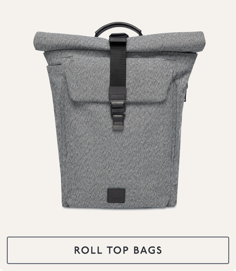 Roll-top backpacks