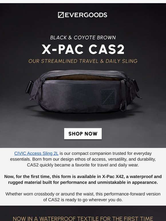 A Travel Essential in a Waterproof Textile