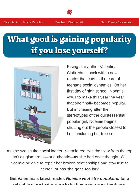 Get to the Heart of the Struggle Between Popularity and Identity in This New Reader from Valentina Ciuffreda.