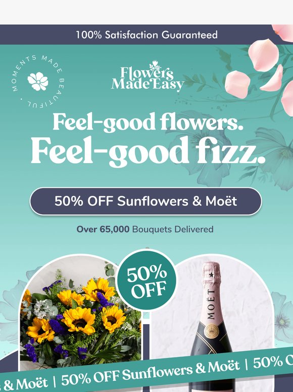 Brighten their day—for half the price 👀