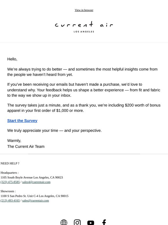 We’d love your input — and there’s a $200 thank you