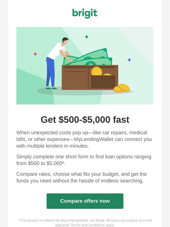 Borrow $500–$5,000 in minutes