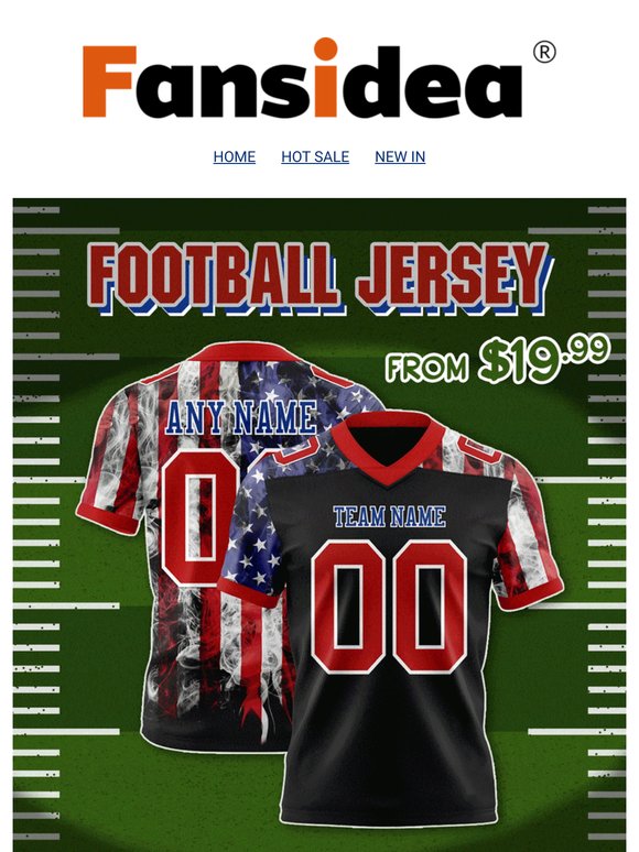 🏈Customize the Hottest Football Jerseys – New Designs Just Dropped