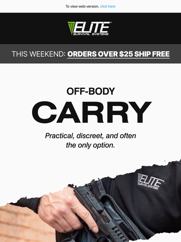 Off-Body Carry: Real-World Advantages You Might Be Missing