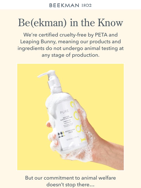Kindness & Cruelty-Free Go Hand in Hand 🤝