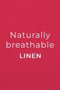Naturally breathable linen