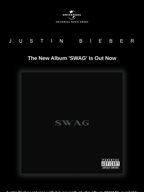 Justin Bieber’s new album ‘SWAG’ is available now