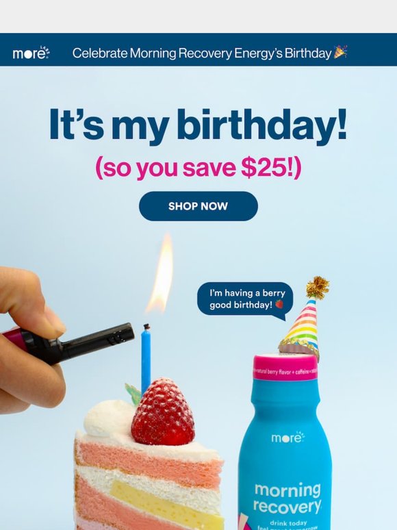 Celebrate with $25 off 🎊