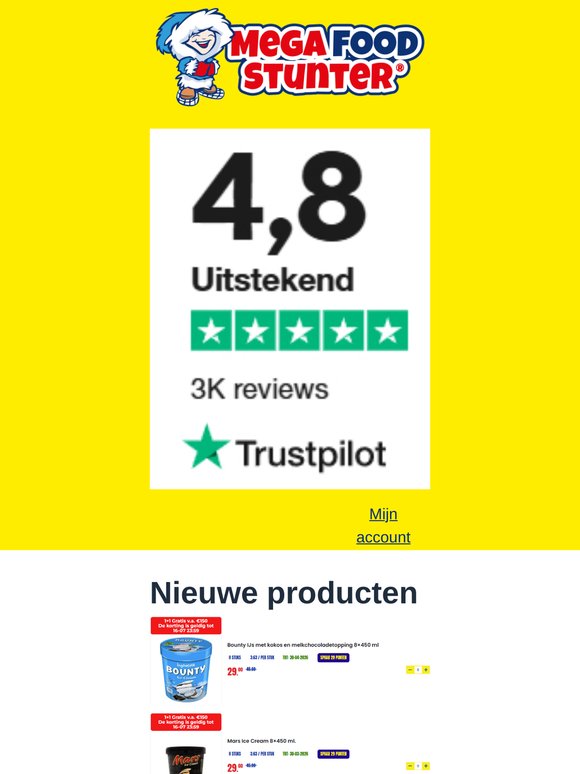 Nieuwe producten