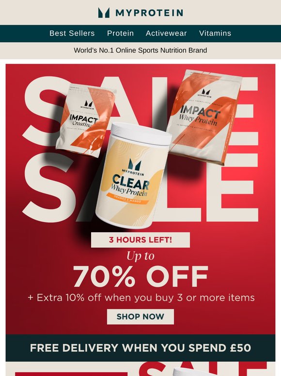 Final 3 hours: Up to 70% off is ending ⏰