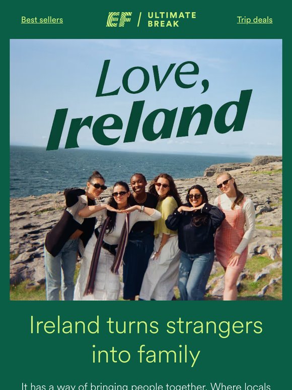 Up to $700 off Ireland trips 🤑✈️🇮🇪