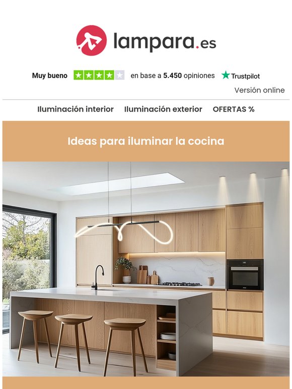 Iluminación óptima para la cocina ✨