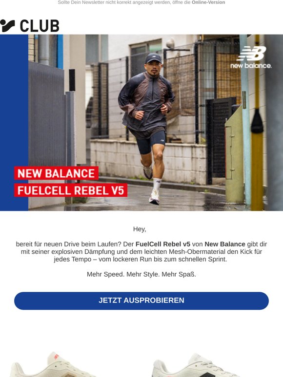 Der Schuh, der Tempo macht – FuelCell Rebel v5