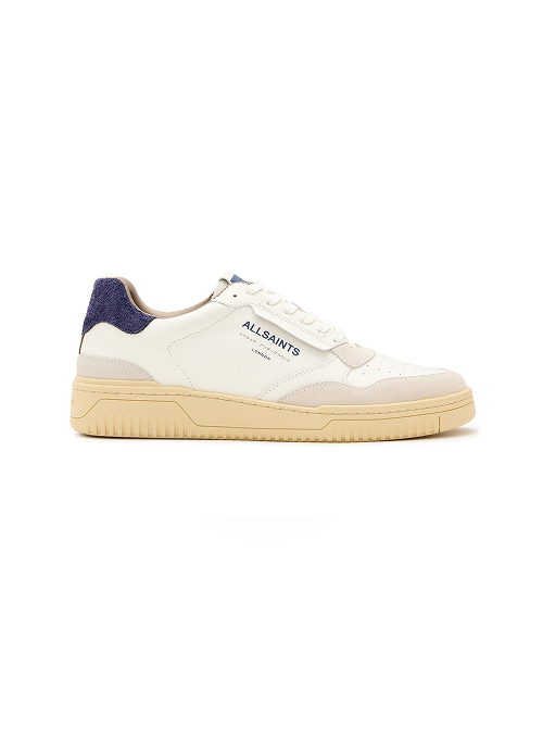 white leather shoes