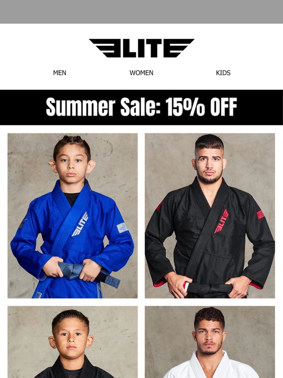 Hi there, 🥋Final Round: 15% Off Gear to Power Your Summer Training