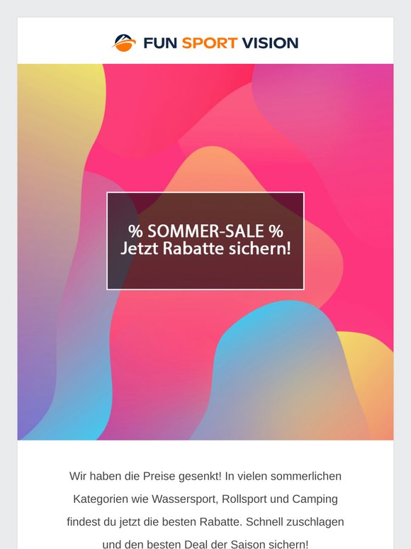 Sommer-SALE: Jetzt Rabatte sichern!