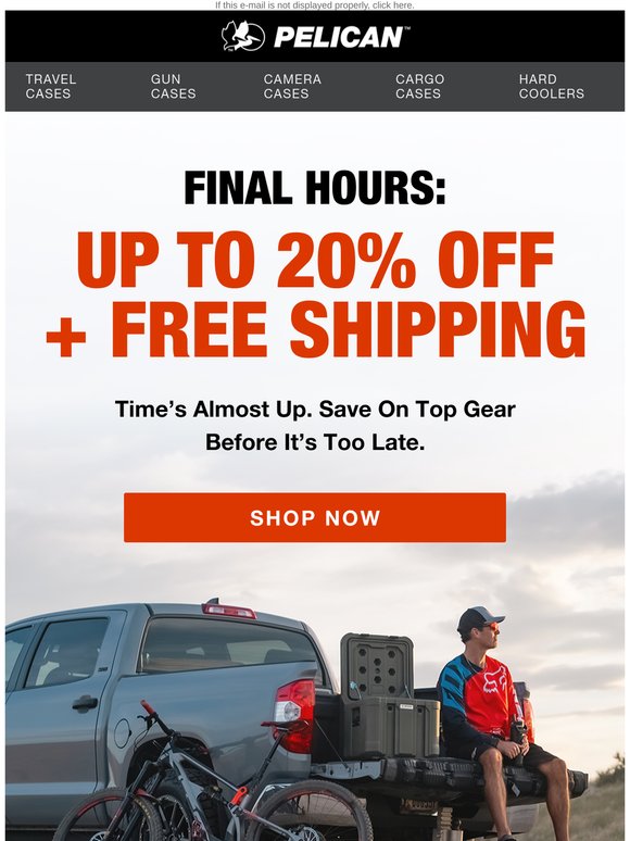 Last Call: Final Hours to Save Up to 20%