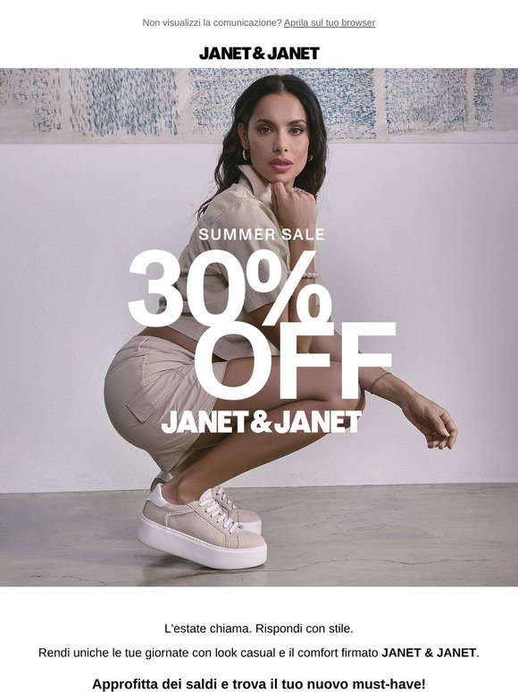 SALDI: vivi l’estate con Janet & Janet!