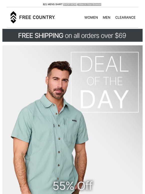 $21 Men's Shirts - Shop Now!