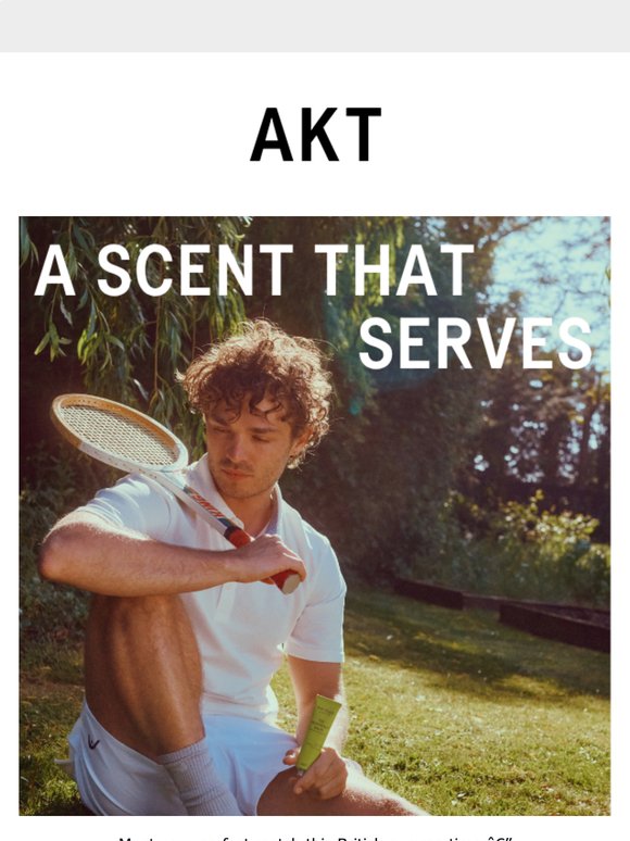 A scent that serves 🎾