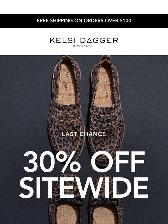 Last Chance For 30% Off Sitewide ⏰