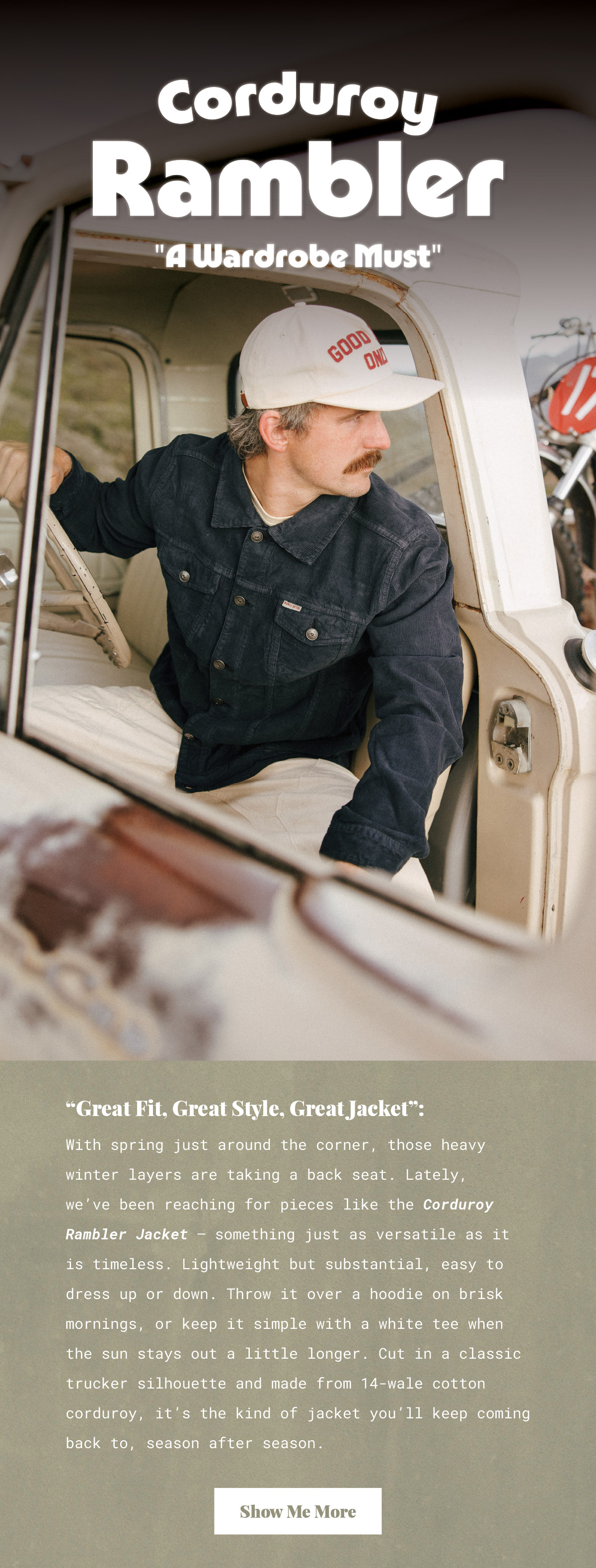 Corduroy Rambler Jacket