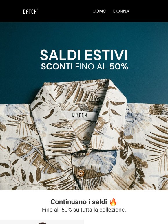 Continuano i saldi estivi 🔥