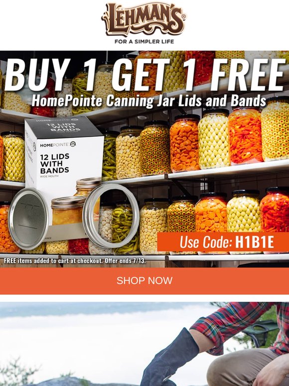 BOGO Alert 🎉 HomePointe Canning Lids & Bands