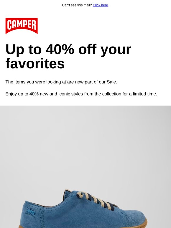 Hi Denise,  enjoy up to 40% off your favorite styles
