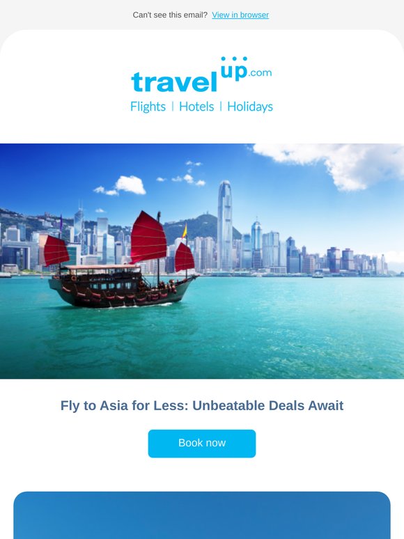 Fly to Asia for less and save big now