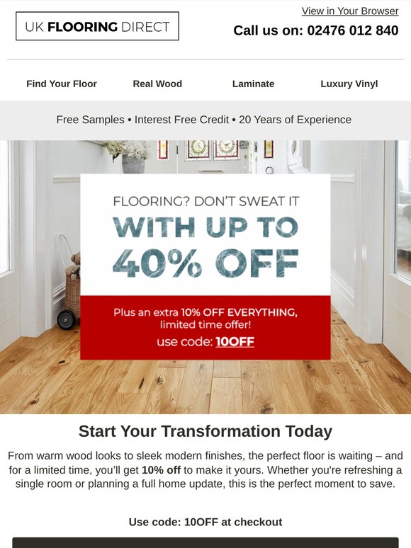 Upgrade your home for 10% less