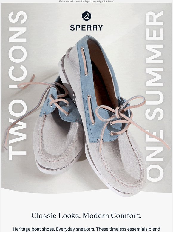 Two Classics. One Timeless Style.