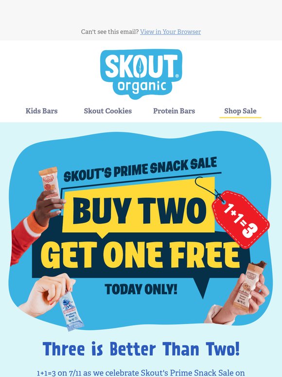 Time's Ticking! Get Your Free Snack!