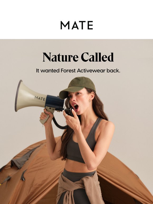 FOREST ACTIVEWEAR IS BACK