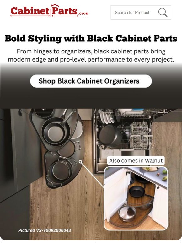 All Black Everything for Your Cabinets