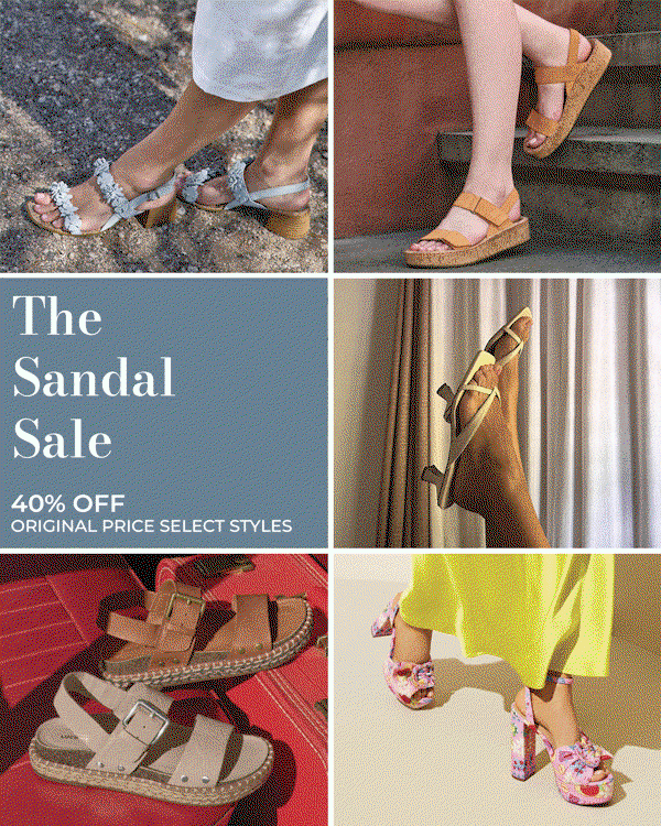 Ladies' Shoes Summer Savings! New 40% off original price markdowns just taken on select styles from some of your favorite brands.
