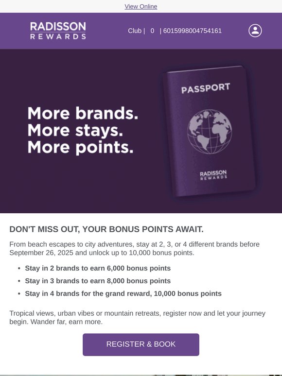 Don't miss out : 10,000 points at your reach!