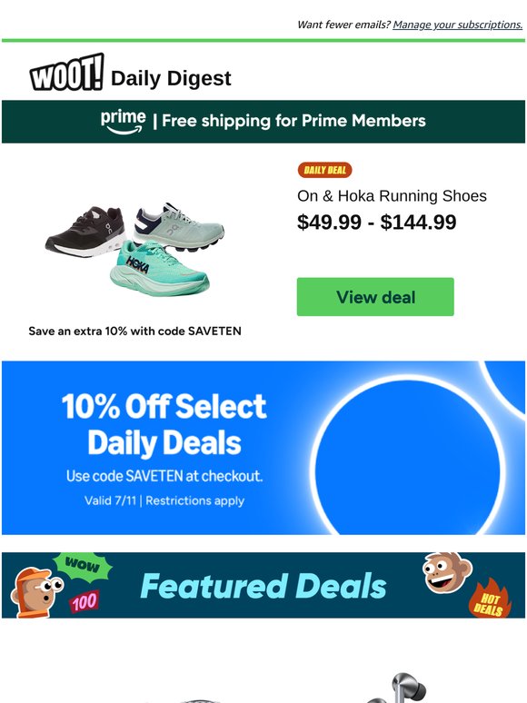 Daily Digest: On and Hoka Running Shoes and more!